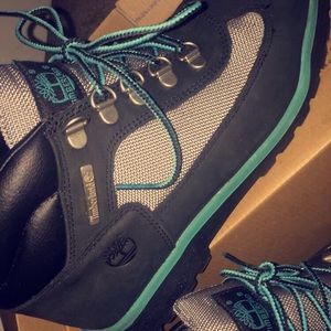 Black & Blue Timberlands